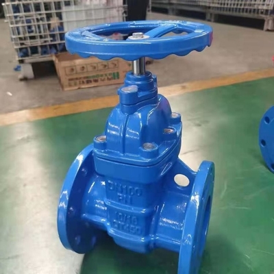 L'acier de fonte de la fonte QT450 PN16 Dn200 a bridé soupape à vanne pour l'eau