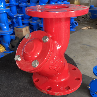Fer malléable Gggg40 DN250 4 de pouce Y de valve bleue de tamis pour des pièces de rechange de filtre d'eau