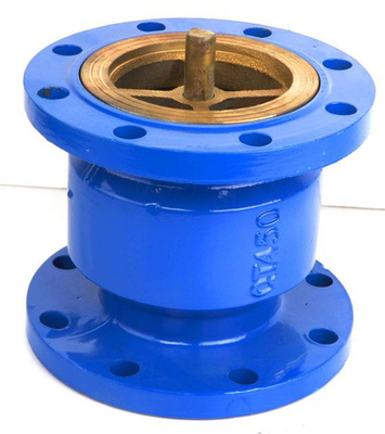 Fer malléable vertical du silencieux silencieux à flasque par double PN10 PN16 de clapet anti-retour de HC41X