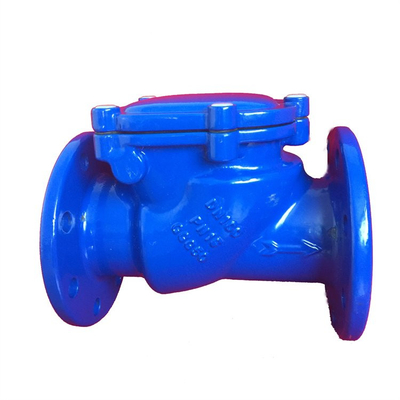 Type humide clapet anti-retour de bride de clapet anti-retour d'alarme de fer malléable de lutte anti-incendie de DN50