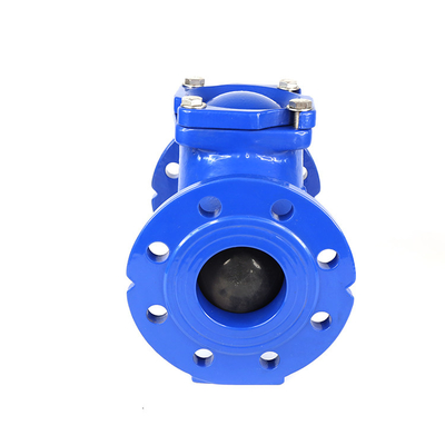 Le clapet anti-retour PN10 PN16 QT450 de la boule GGG50 renvoient non l'aileron en caoutchouc de valve