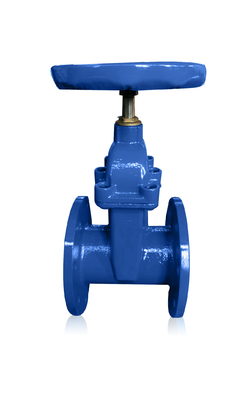 Soupape à vanne malléable élastique d'eaux d'égout de fer de la soupape à vanne de F4 QT450 Seat PN16