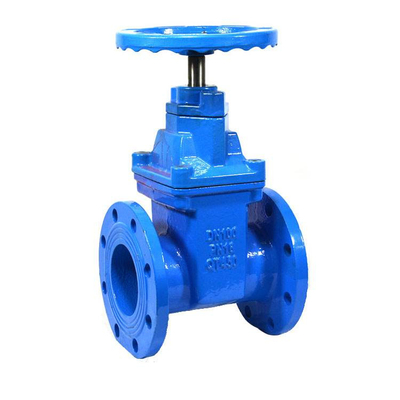 Soupape à vanne posée résiliente du fer Dn50-Dn300 malléable pour les eaux d'égout et le pétrole