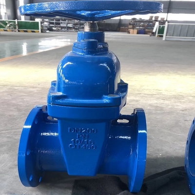 L'acier de fonte de la fonte QT450 PN16 Dn200 a bridé soupape à vanne pour l'eau